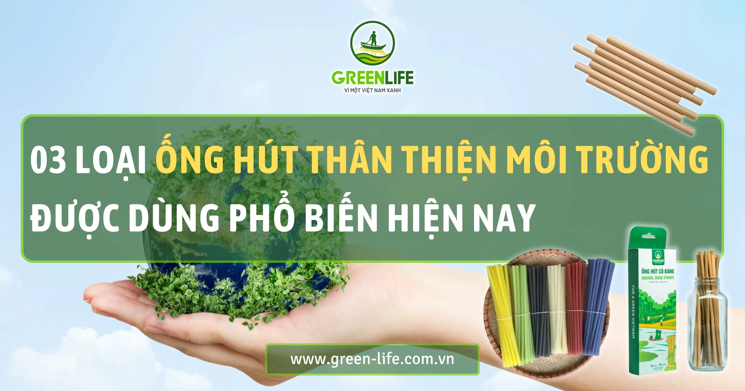ống hút thân thiện môi trường